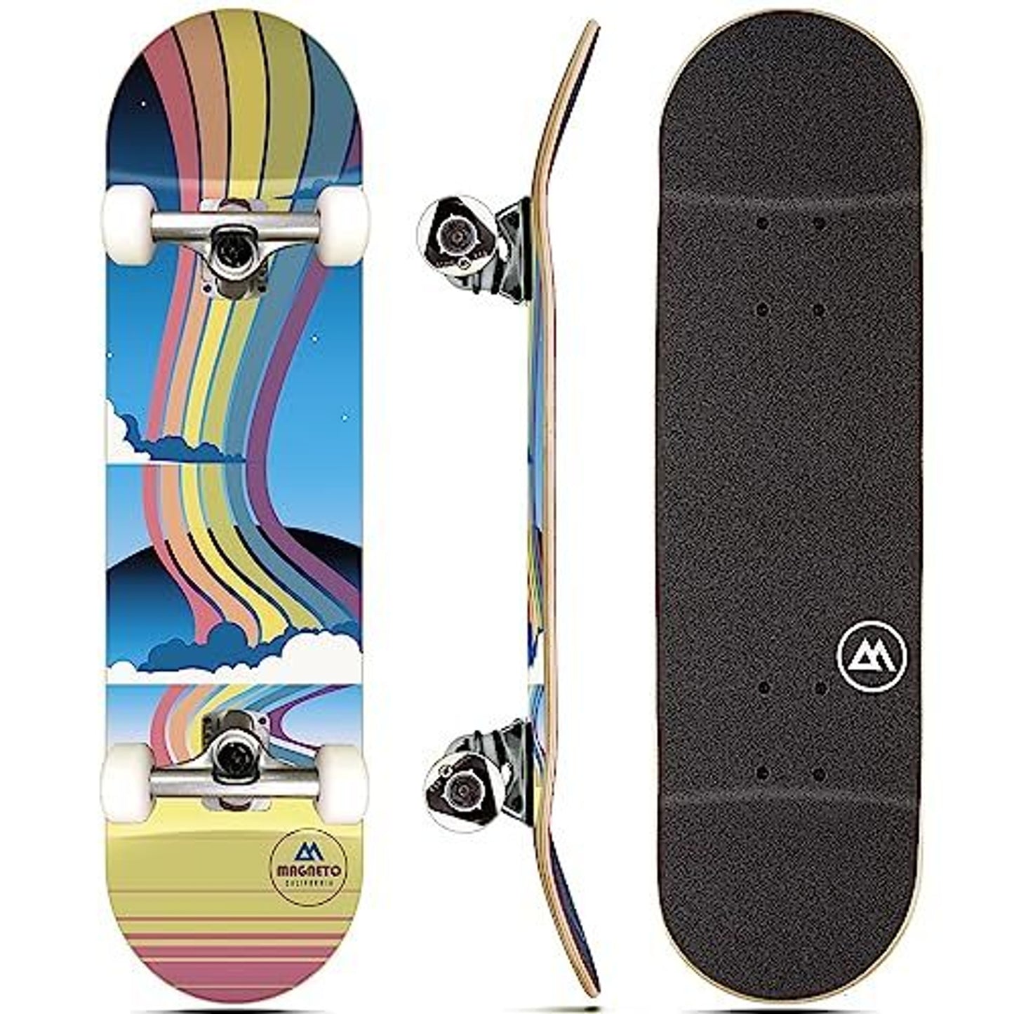 Cruiser Skateboard - Maple Wood - Rainbow