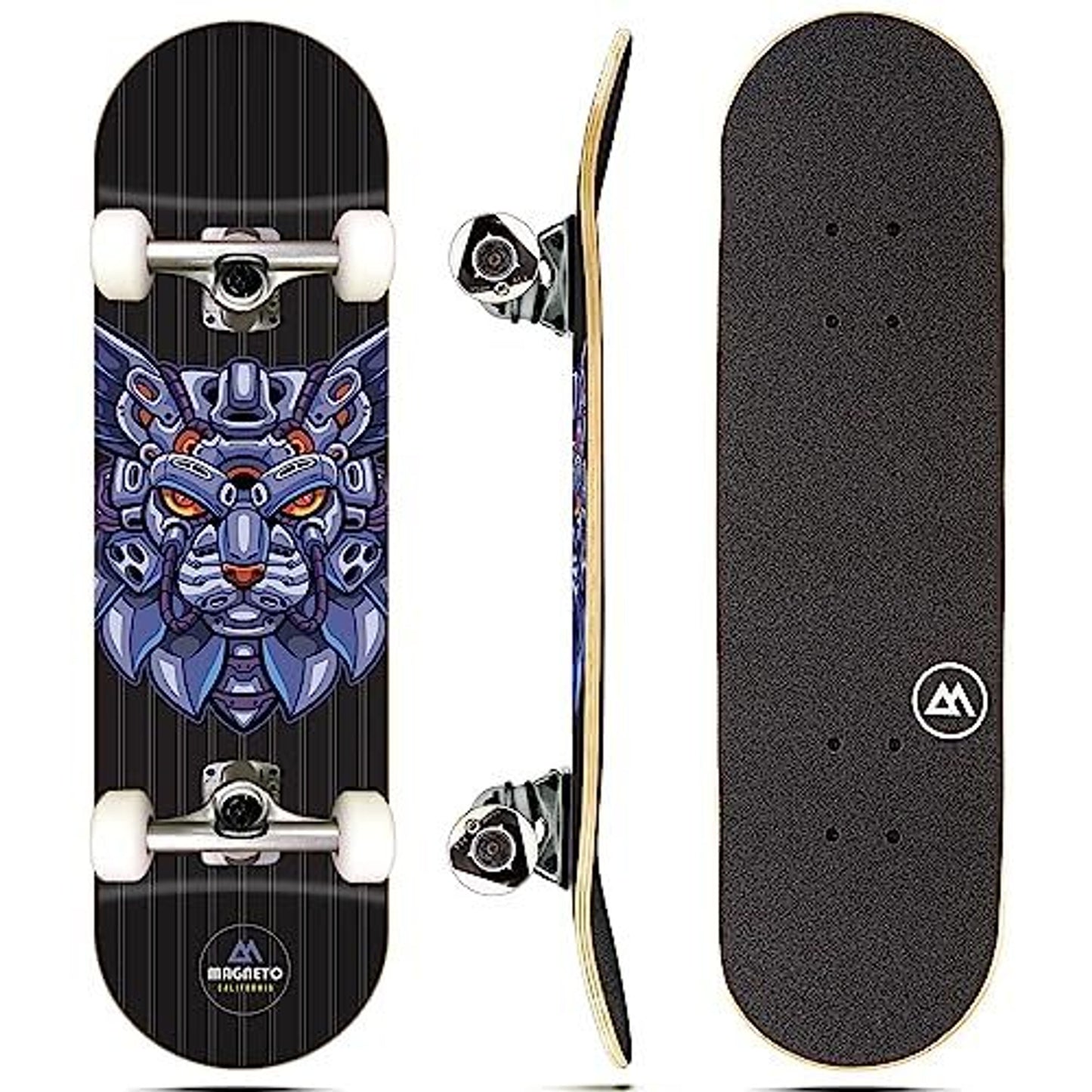 Cruiser Skateboard - Maple Wood - Purple Cat
