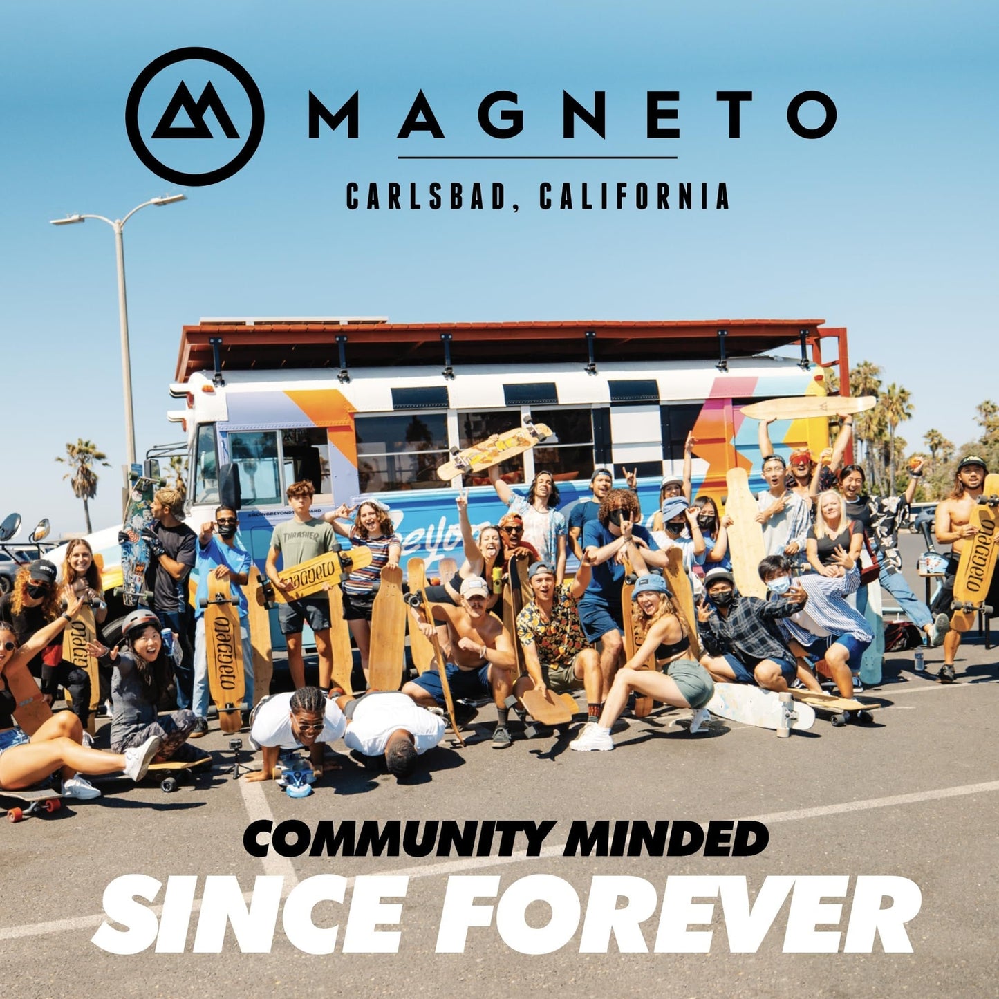 44 inch Kicktail Cruiser Longboard Skateboard - Blue